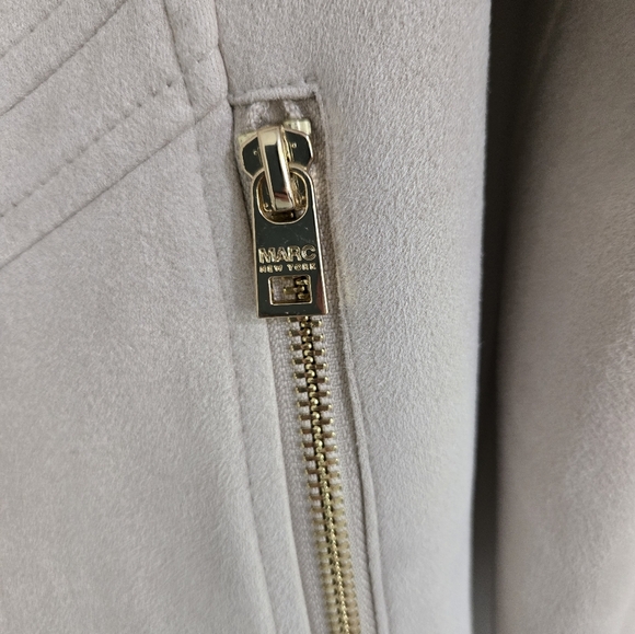 Marc New York By Andrew Marc Women's Blazer Jacket Size S Cream Gold - Picture 8 of 15